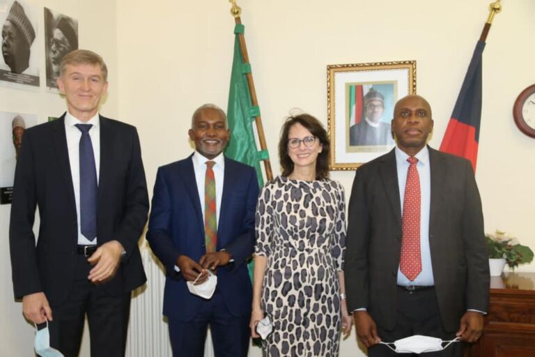 Kano-Maradi Rail: Ameachi meets  German financing advisory,visits Major Mota-Engil site in Portugal