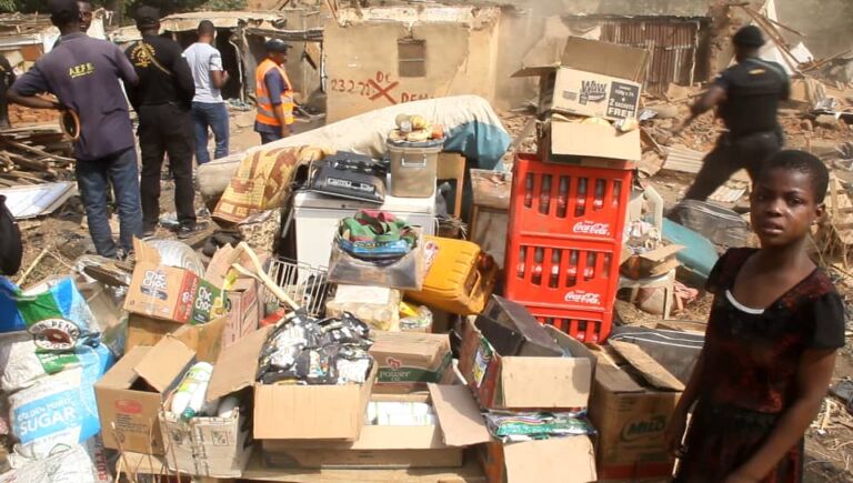 Insecurity: FCTA removes illegal structures around old federal secretariat, Dunamis