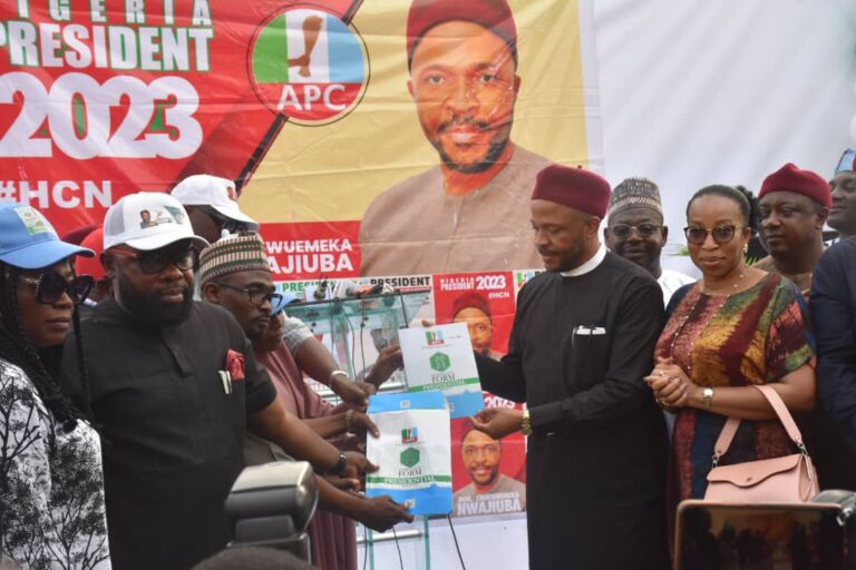 2023: Nwajiuba joins presidential race, receives APC nomination form
