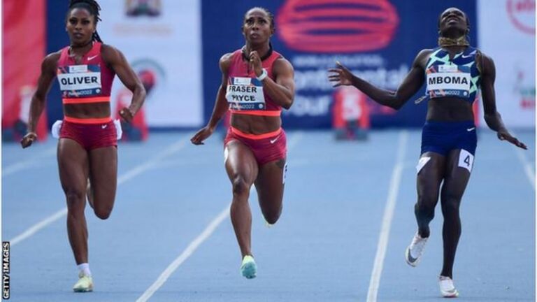 Shelly-Ann Fraser-Pryce runs fastest 100m of 2022