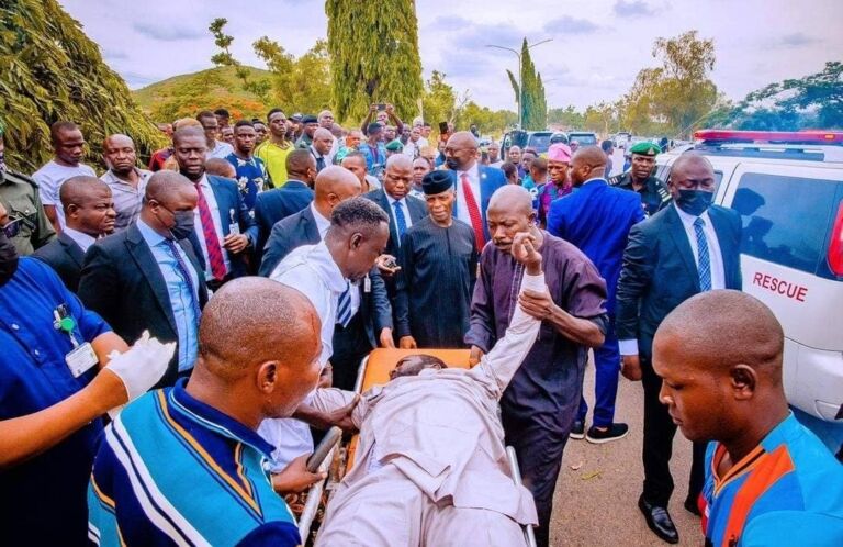 Osinbajo speaks on Abuja accident