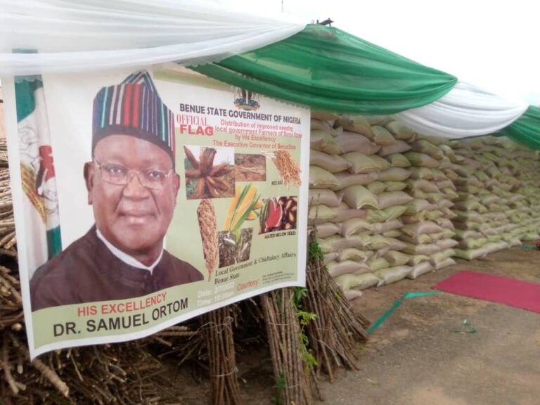 Ortom flags-off distribution of improved seedlings to local governments