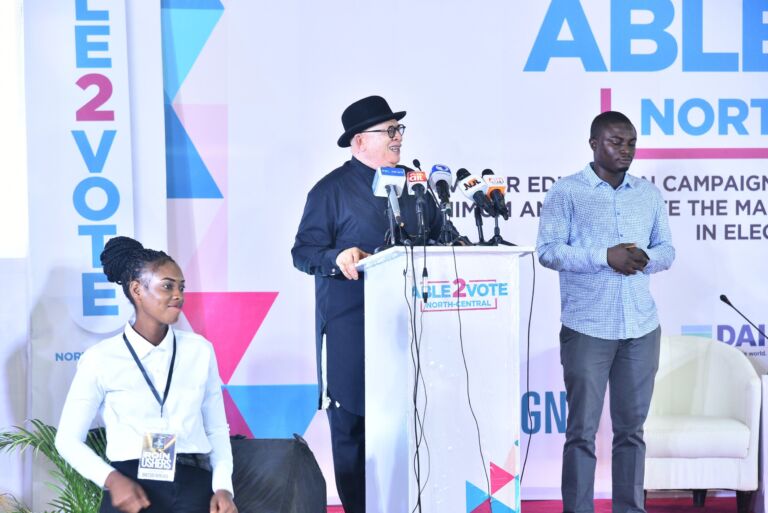 2023: Albino Foundation sensitises PWDs on participation