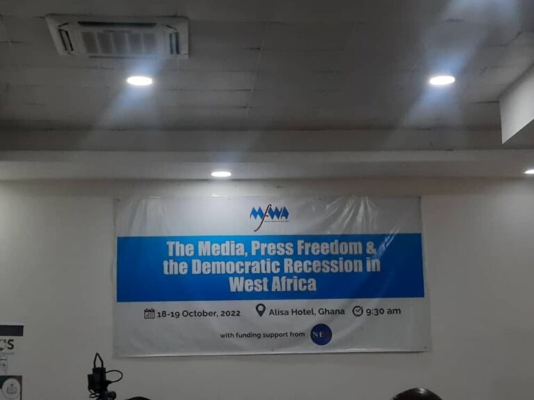 Stakeholders gather in Accra over press freedom, democratic recession in West Africa