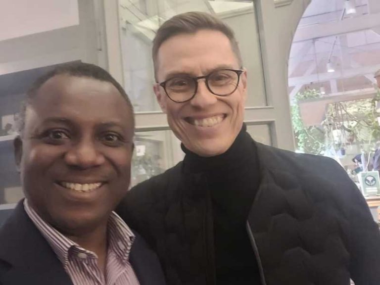My Encounter With President Stubb of Finland
