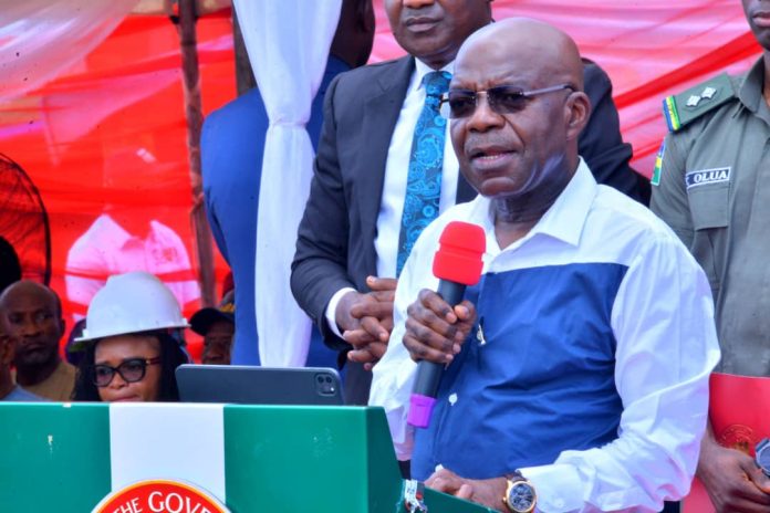 Governor Alex Otti during the Flag Off
