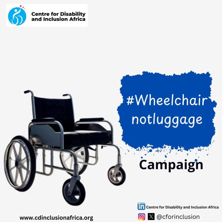 Centre unveils #WheelchairNotLuggage campaign in Lagos