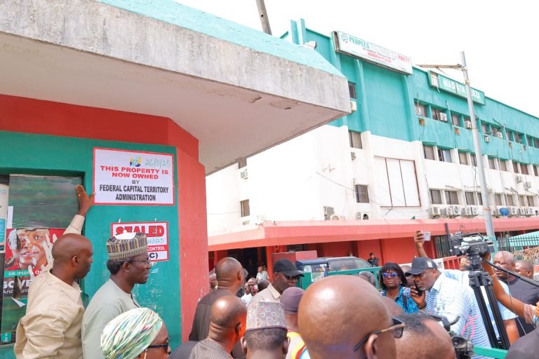 FCTA seals PDP national HQ, FIRS, others over decades of unpaid ground rent