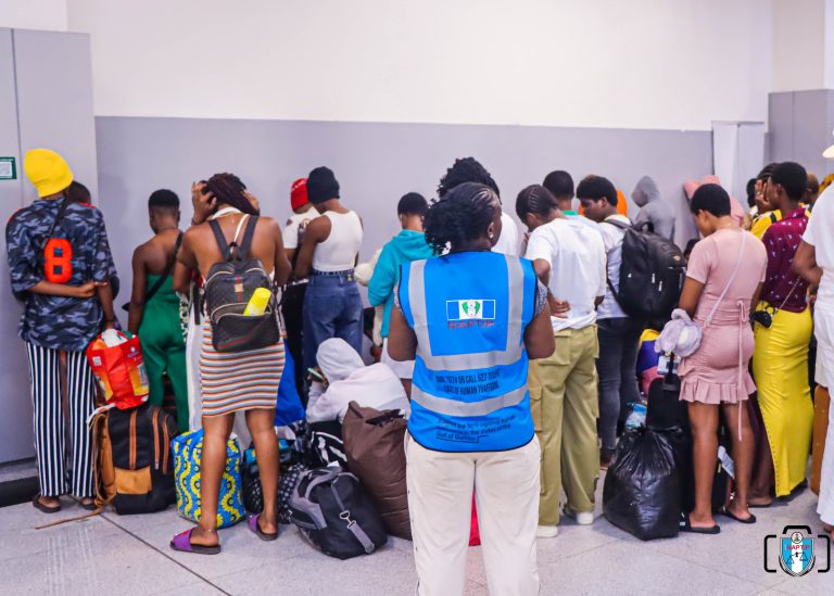 78 rescued human trafficking victims arrive in Nigeria