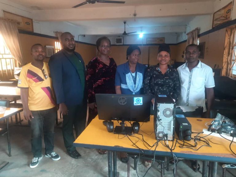 GGSS/MGHS Alumni Association In The Diaspora Donates Computers Loaded With Modern Software Library To MGHS, Port-Harcourt