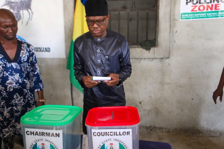 Wike hails Tinubu, satisfied with Rivers LG election