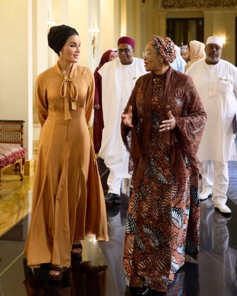First Lady meets Qatar Royalty, seeks support for out-of-school children initiative