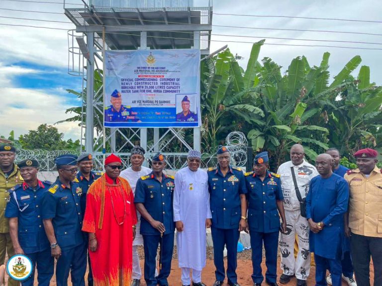 NAF commissions water project in Edo Community