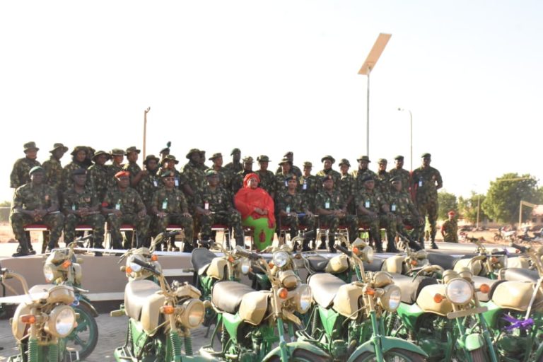 GOC empowers barracks women with 20 motorcycles in Sokoto