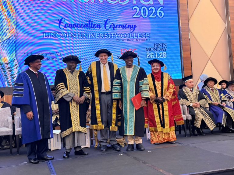 Maiyaki bags honorary PhD from Lincoln University Malaysia