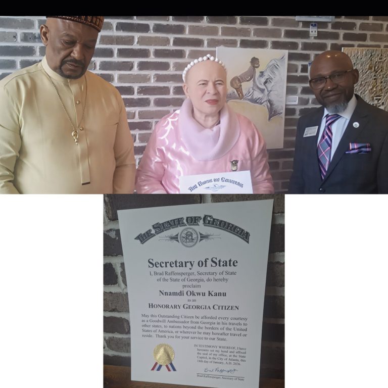 U.S. state of Georgia names Nnamdi Kanu honorary citizen