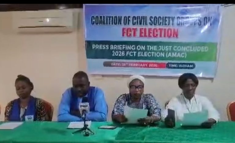 CSOs hail peaceful AMAC poll as APC’s Maikalangu emerges winner