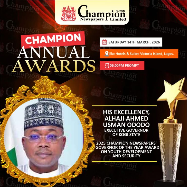 Ododo named governor of the year for youth development, security