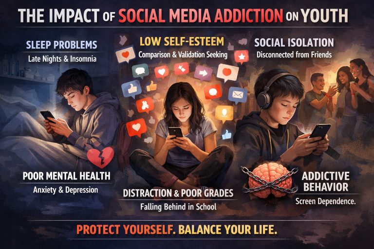Implications of social media addiction on young people