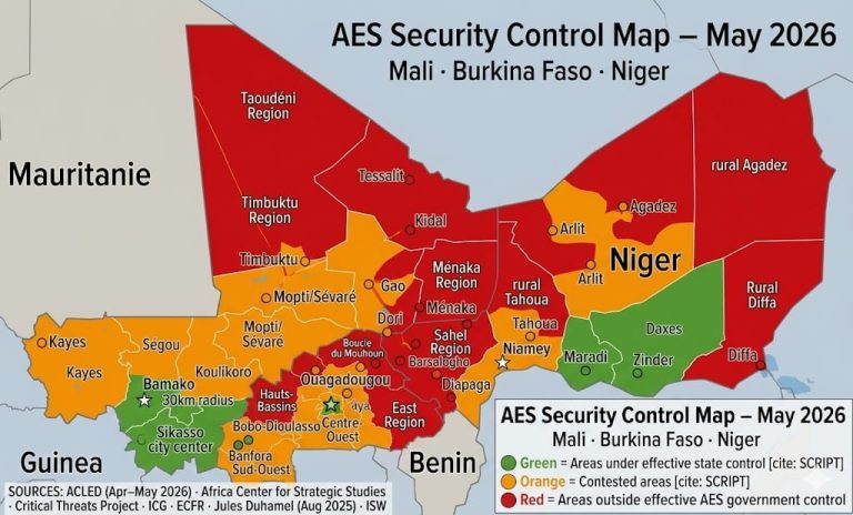 The map does not lie: How AES failed the Sahel