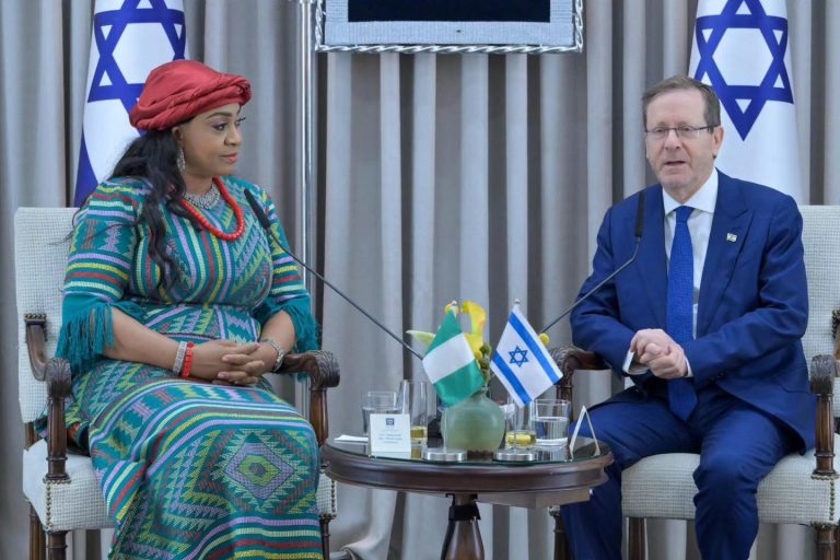 Nigeria’s Ambassador to Israel presents letters of credence to President Herzog